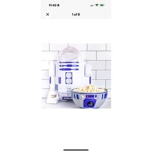 Star Wars R2D2 Popcorn Maker Fully Operational Droid Kitchen Appliance Brand New